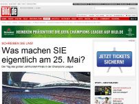 Bild zum Artikel: Champions-League-Finale - Was machen SIE eigentlich am 25. Mai?
