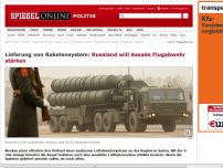 Bild zum Artikel: Lieferung von Raketensystem: Russland will Assads Flugabwehr stärken