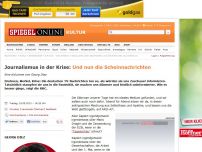 Bild zum Artikel: Journalismus in der Krise: Und nun die Scheinnachrichten