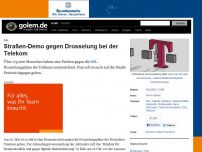 Bild zum Artikel: DSL: Straßen-Demo gegen Drosselung bei der Telekom