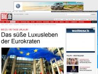 Bild zum Artikel: Bis zu 100 Tage Urlaub! - Das süße Luxusleben der Eurokraten