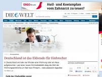 Bild zum Artikel: Kriminalstatistik: Deutschland ist das Eldorado für Einbrecher