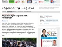 Bild zum Artikel: Regensburger stoppen Nazi-Aufmarsch