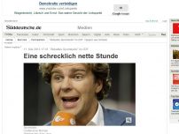 Bild zum Artikel: 'Aktuelles Sportstudio' im ZDF: Eine schrecklich nette Stunde