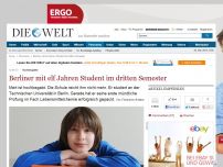 Bild zum Artikel: Hochbegabte: Berliner mit elf Jahren Student im dritten Semester