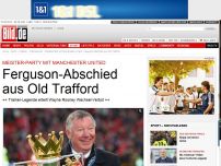 Bild zum Artikel: Meister-Party - Ferguson-Abschied aus Old Trafford