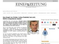 Bild zum Artikel: Aus Angst vor Krebs: Lukas Podolski hat sich Gehirn amputieren lassen