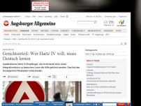 Bild zum Artikel: Sozialrecht: Gerichtsurteil: Wer Hartz IV will, muss Deutsch lernen
