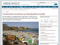 Bild zum Artikel: Umwelt: Unerforschter Kontinent aus Plastikmüll im Pazifik