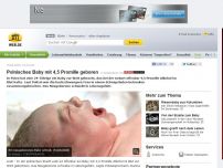 Bild zum Artikel: Baby mit 4,5 Promille geboren