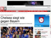 Bild zum Artikel: Ecke, Tor und Pott - Chelsea siegt wie gegen Bayern