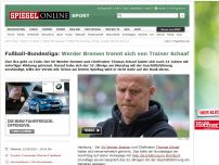 Bild zum Artikel: Fußball-Bundesliga: Werder Bremen trennt sich von Trainer Schaaf