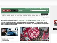 Bild zum Artikel: Bundesliga-Relegation: 300.000 Karten-Anfragen beim 1. FCK