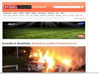 Bild zum Artikel: Krawalle in Stockholm: Randalierer greifen Polizeiwache an