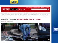 Bild zum Artikel: Möglicher Terrorakt: Soldatenmord erschüttert London