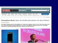 Bild zum Artikel: Drosselkom-Streit: Mehr als 50.000 Unterstützer für Netz-Petition