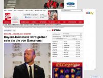 Bild zum Artikel: Alan Shearer  -  

Bayern-Dominanz wird größer sein als die von Barcelona!