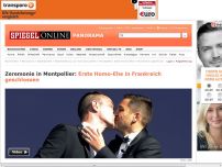 Bild zum Artikel: Zeremonie in Montpellier: Erste Homo-Ehe in Frankreich geschlossen