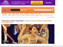 Bild zum Artikel: 'Germany's Next Topmodel': Femen-Frauen stehlen Heidi Klum die Final-Show