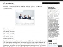 Bild zum Artikel: Offener Brief an den Vorstand der Bundesagentur für Arbeit