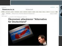 Bild zum Artikel: Plädoyer für den Euro: Ökonomen attackieren 'Alternative für Deutschland'