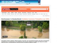 Bild zum Artikel: Hochwasser in Deutschland: Jetzt kommt die Bundeswehr zu Hilfe
