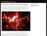 Bild zum Artikel: Blockupy 2013 in Frankfurt und das Sicherheitsgefühl