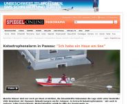 Bild zum Artikel: Katastrophenalarm in Passau: 'Ich habe ein Haus am See'