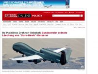 Bild zum Artikel: De Maizières Drohnen-Debakel: Bundeswehr ordnete Löschung von 'Euro-Hawk'-Daten an
