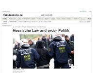 Bild zum Artikel: Polizeieinsatz bei Blockupy: Hessische Law-and-order-Politik