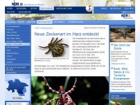 Bild zum Artikel: Neue Zeckenart im Harz entdeckt