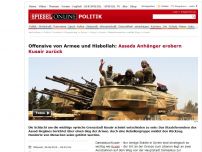 Bild zum Artikel: Offensive von Armee und Hisbollah: Assads Anhänger erobern Kusair zurück