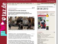 Bild zum Artikel: Repression in Hamburg: Polizeirecht für die Schanze