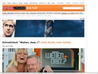 Bild zum Artikel: Schnellcheck 'Wetten, dass..?': Gute Nacht, mein Schatz