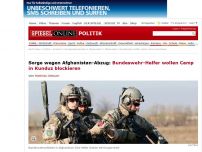 Bild zum Artikel: Sorge wegen Afghanistan-Abzug: Bundeswehr-Helfer wollen Camp in Kunduz blockieren
