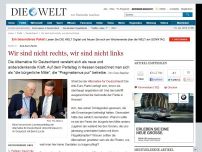 Bild zum Artikel: Anti-Euro-Partei: Wir sind nicht rechts, wir sind nicht links