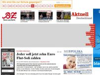 Bild zum Artikel: Politiker-Vorschlag: Jeder soll jetzt zehn Euro Flut-Soli zahlen
