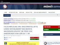Bild zum Artikel: Falschmeldung: MAL WAS ERNSTES, BITTE LESEN! Der Baumarkt MAX BAHR in Magdeburg erhöht die Preis von Sandsäcken von 0.25€ auf 1.15€