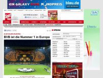 Bild zum Artikel: Zuschauer-Ranking  -  

BVB ist die Nummer 1 in Europa