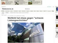 Bild zum Artikel: Katholischer Verlag: Weltbild hat etwas gegen 'schwule Liebesgeschichten'