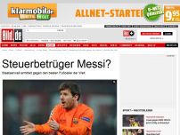 Bild zum Artikel: Steuerhinterziehung - Staatsanwalt ermittelt gegen Messi