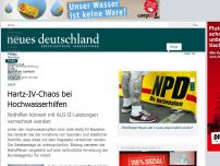 Bild zum Artikel: Hartz-IV-Chaos bei Hochwasserhilfen