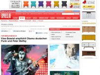 Bild zum Artikel: Vor Berlin-Besuch - Kiss-Bassist empfiehlt Obama deutschen Punk und Peter Maffay