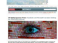 Bild zum Artikel: US-Spähprogramm Prism: Facebook und Microsoft verraten Umfang der Datenübermittlung