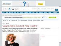 Bild zum Artikel: Marusha: 'Angela Merkel lässt mich ruhig schlafen'