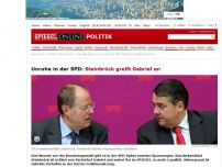 Bild zum Artikel: Unruhe in der SPD: Steinbrück greift Gabriel an
