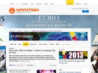 Bild zum Artikel: Kolumne: Analyse der Spielemesse E3 2013 von Onkel Jo