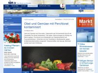Bild zum Artikel: Markt: Obst und Gemüse mit Perchlorat kontaminiert