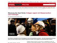 Bild zum Artikel: Räumung des Gezi-Parks: Erdogan regiert mit Wasserwerfern und Tränengas