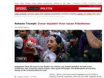 Bild zum Artikel: Rohanis Triumph: Iraner bejubeln ihren neuen Präsidenten